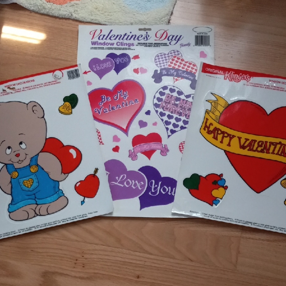 Prismatix Valentine's Day Window Decorations